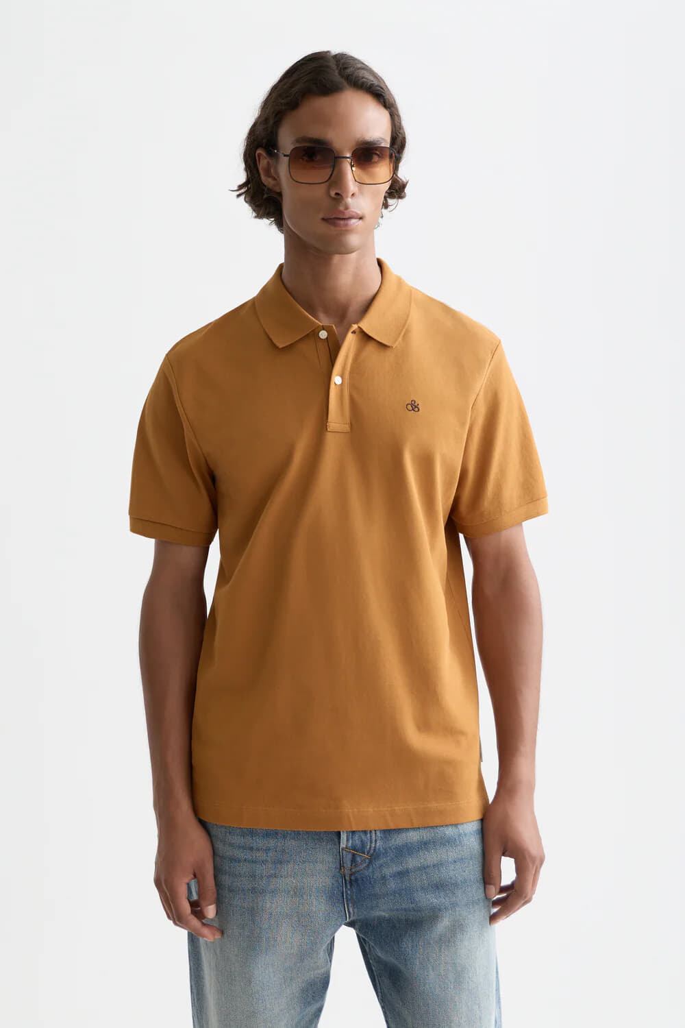 Scotch & Soda Polo Bruin