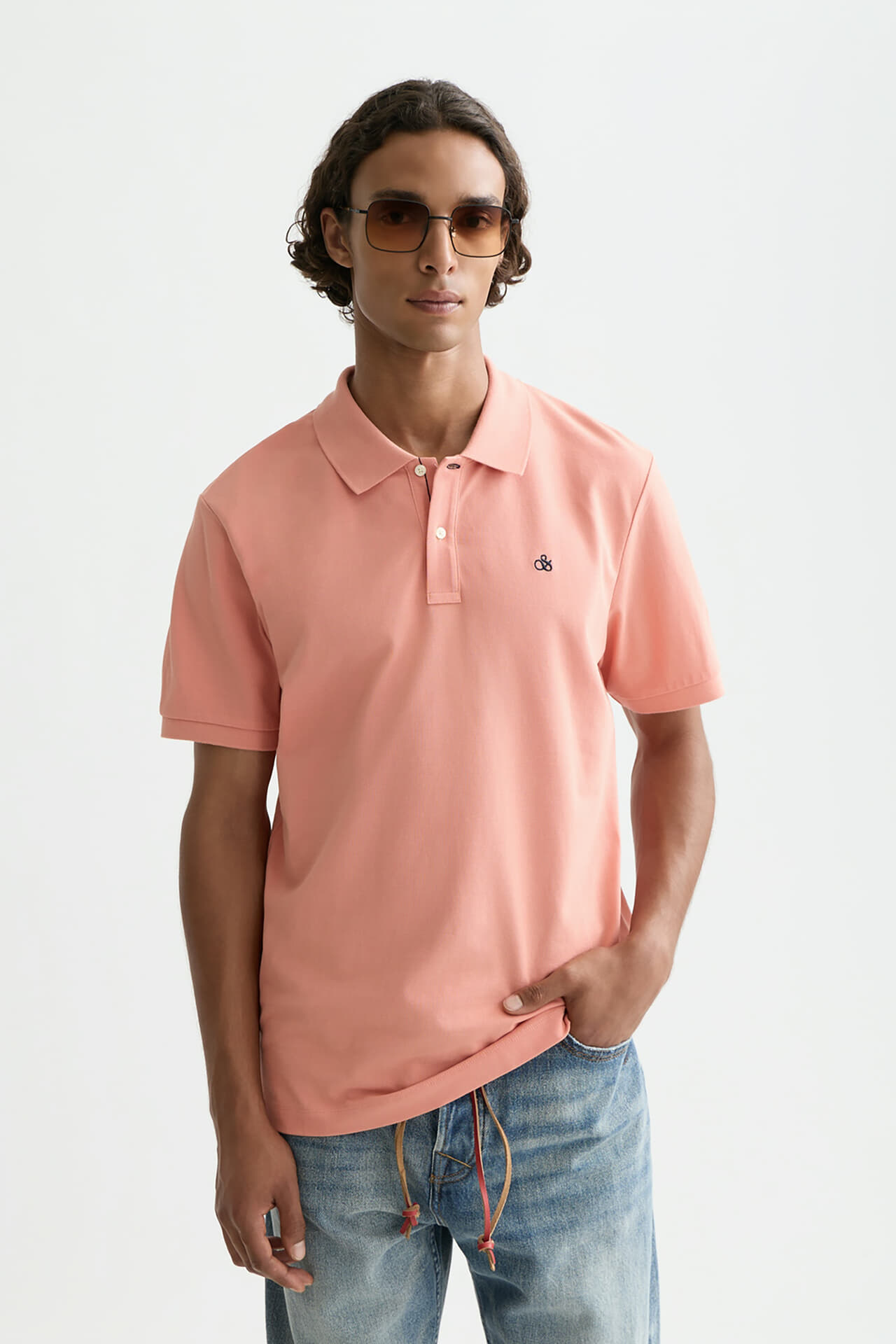 Scotch & Soda Polo Roze
