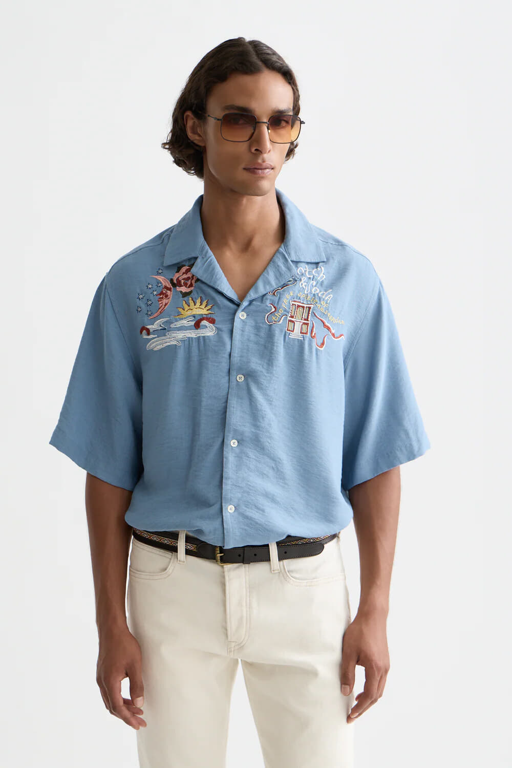 Scotch & Soda Overhemd Indigo