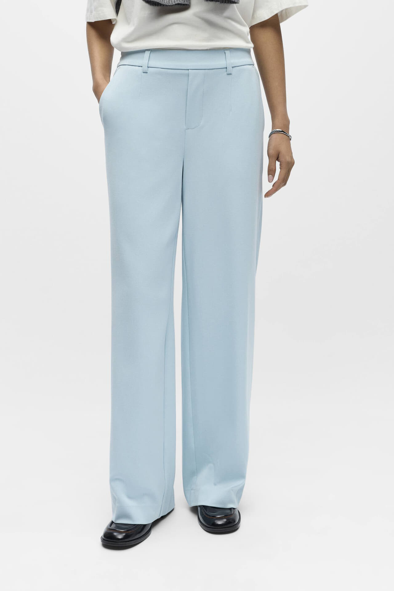 Object Pantalon Lisa Wide Blauw