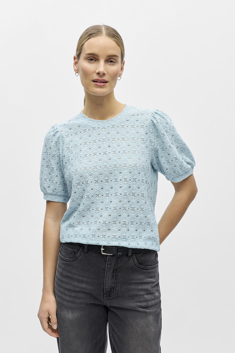 Object Top Laila Blauw