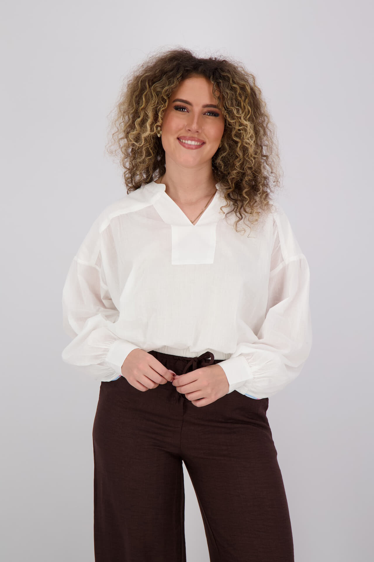 Ichi Blouse Lysse Wit