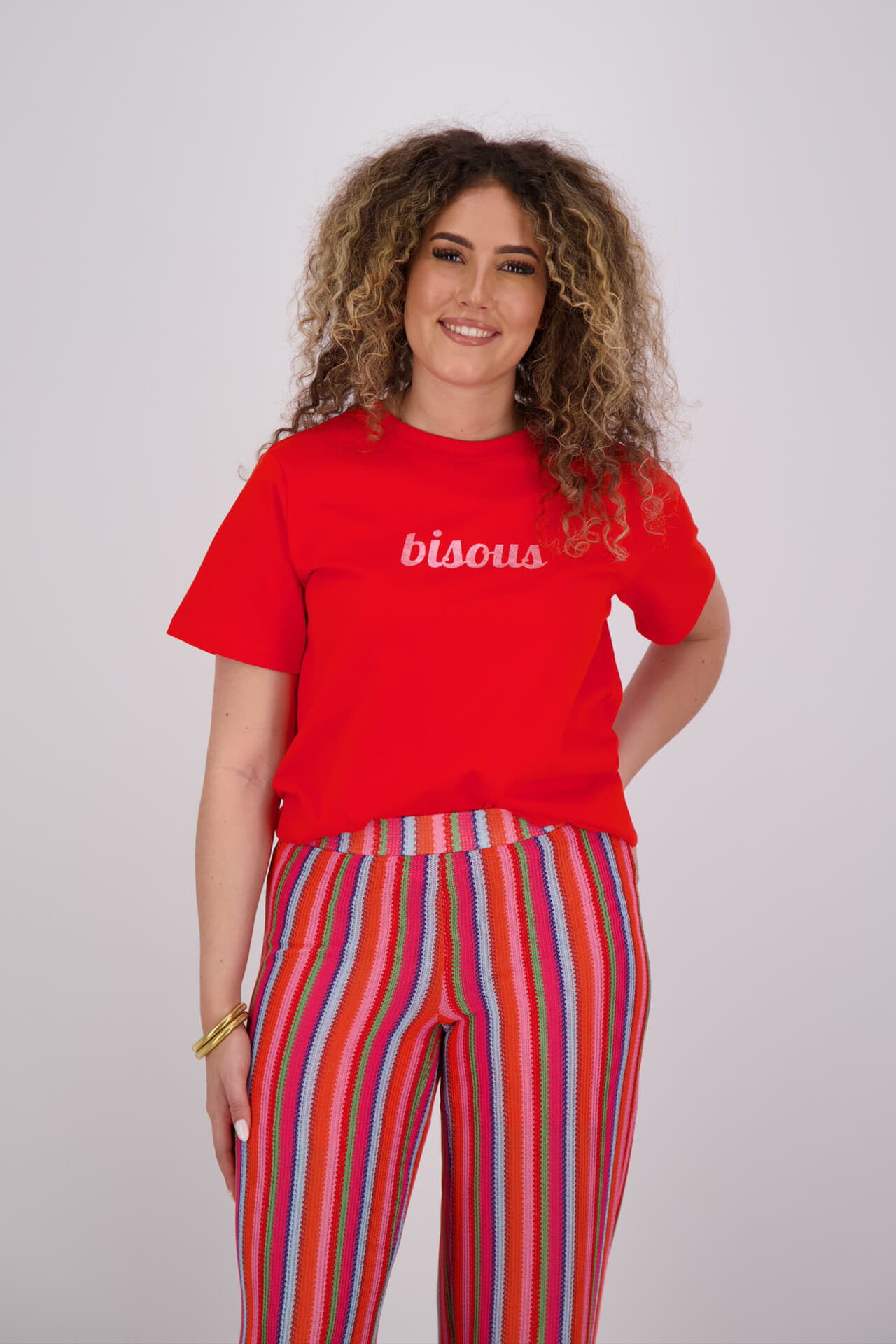 Ichi T-shirt Lomoni Rood