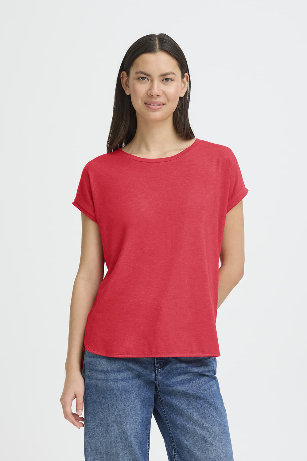 Ichi T-shirt Rebel Koraal