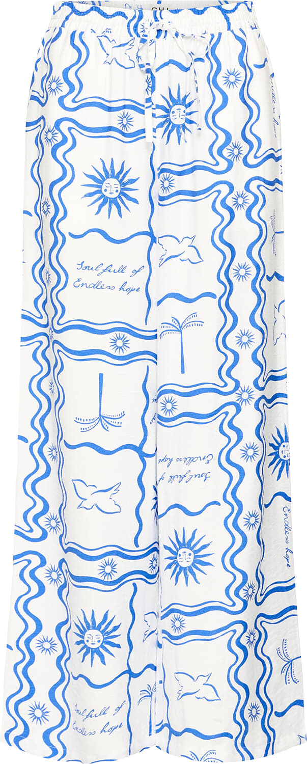 Ichi Pantalon Firisa Hemelsblauw