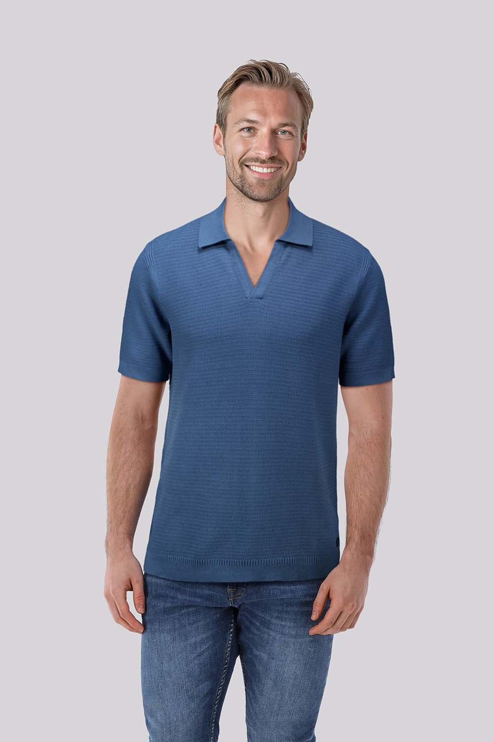 Dstrezzed Polo Kostas  Blauw