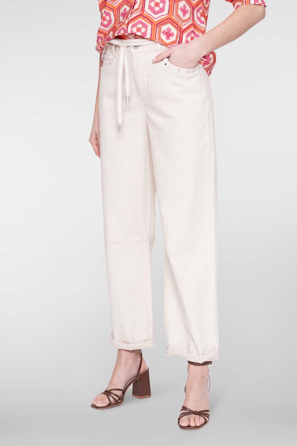 Geisha Jeans Balloon  Off White