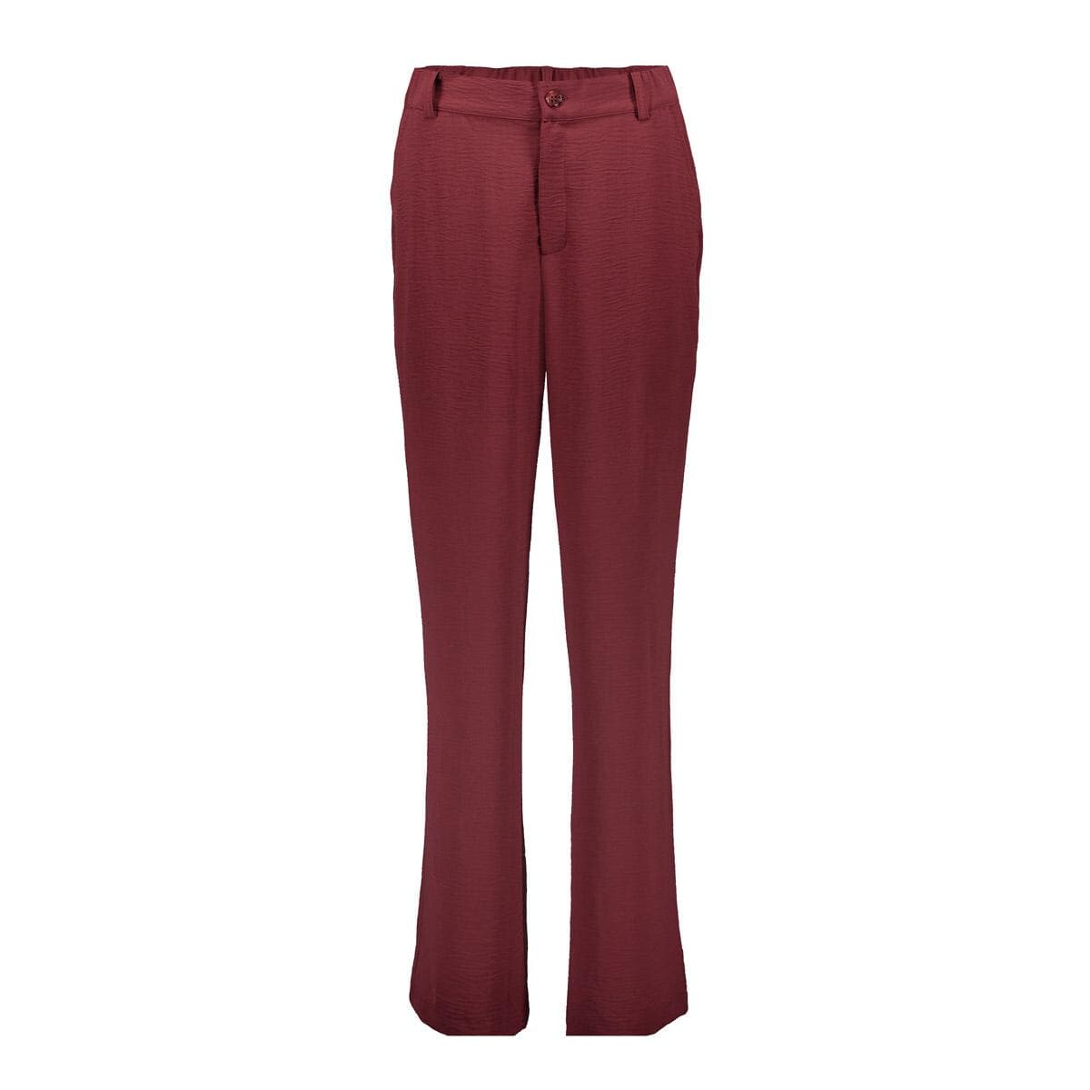 Geisha Pantalon Crinckle Rood