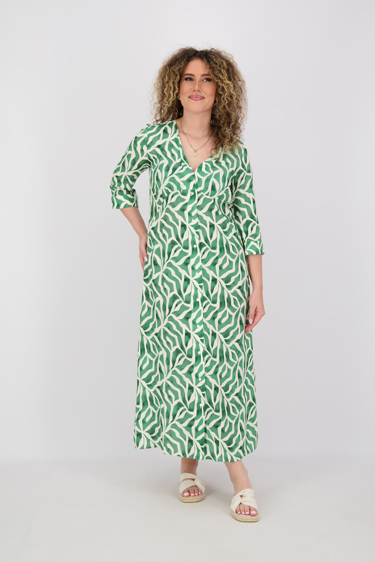 Geisha Jurk Off White