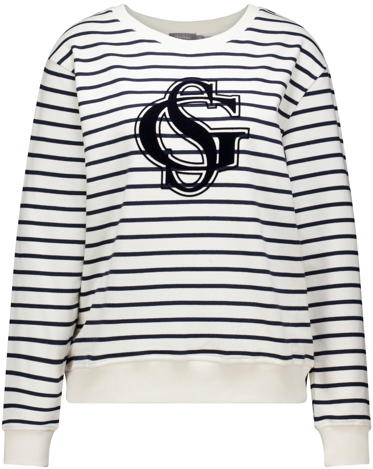 Geisha Sweater Striped Navy