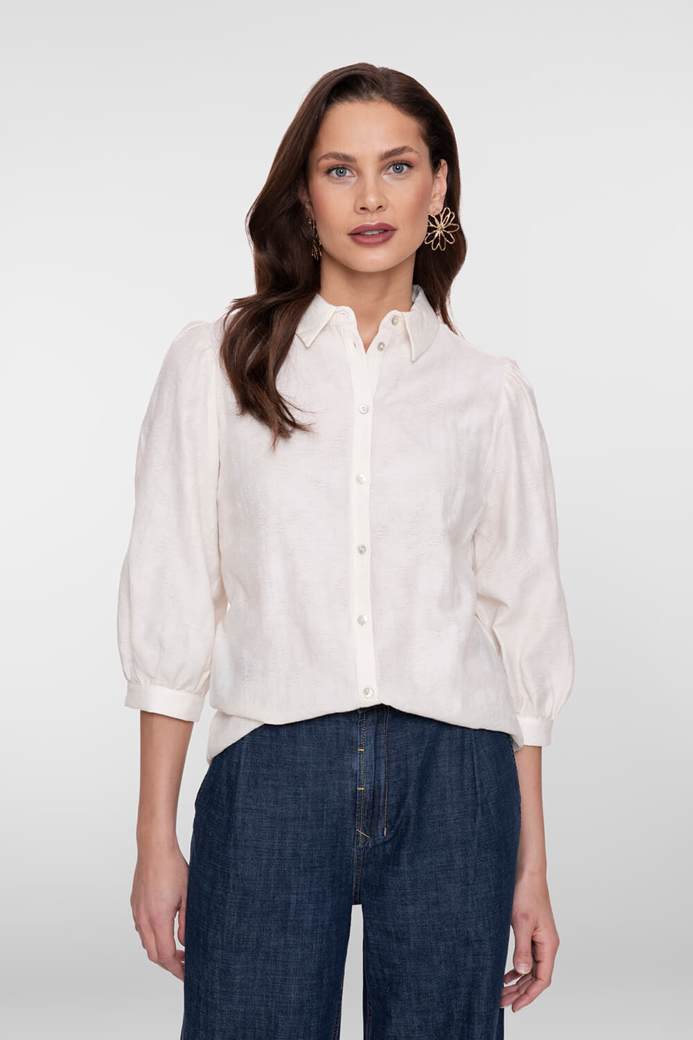 Geisha Blouse Off White