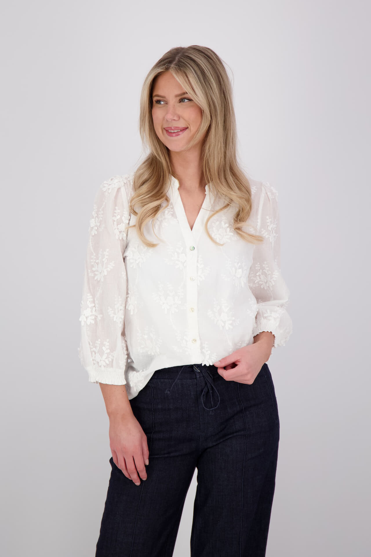 Geisha Blouse Off White