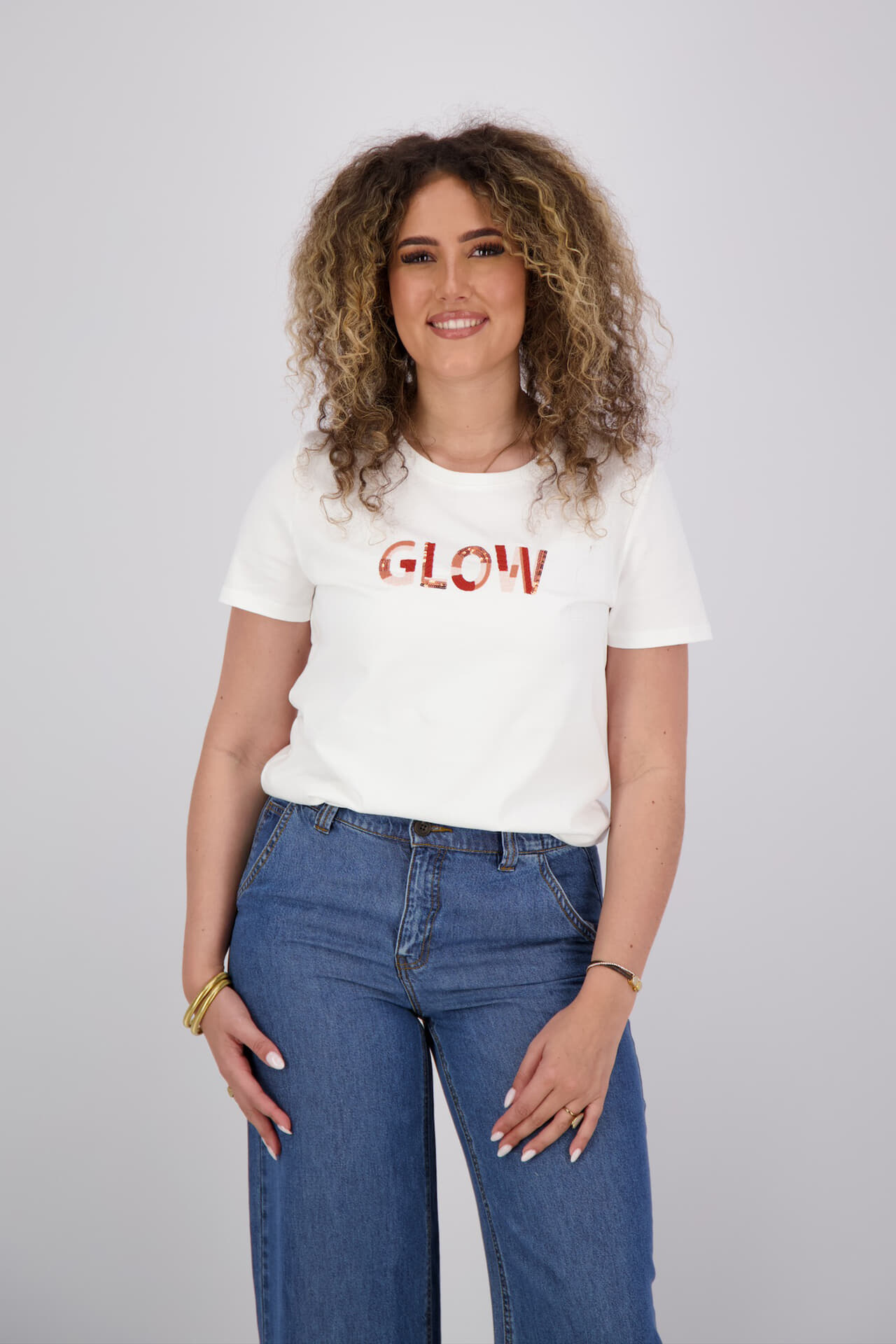Geisha T-shirt Glow Off White
