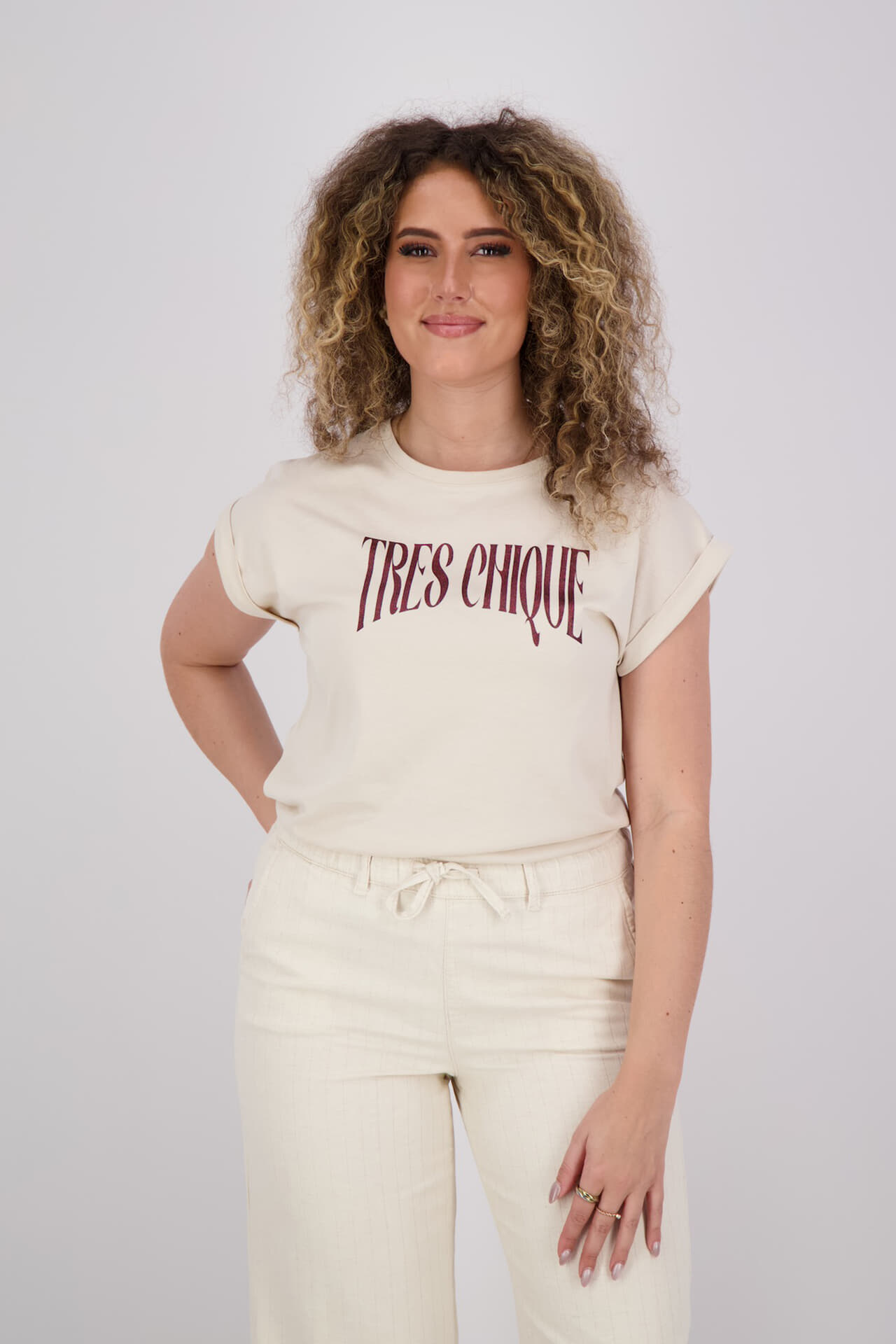 Geisha T-shirt Tres Chique Kaki