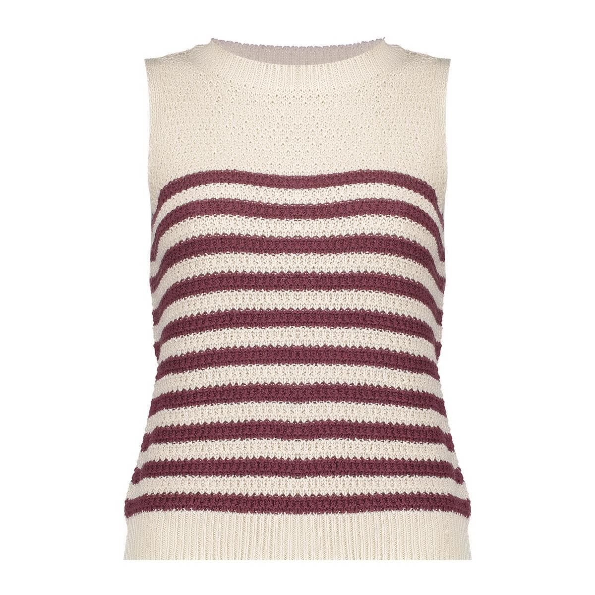 Geisha Spencer striped Off White