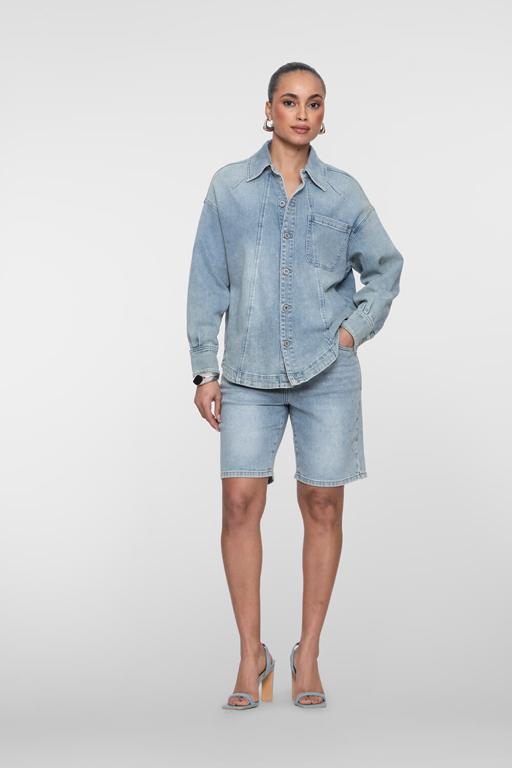 Geisha Short Jeans Stones Jeans Light