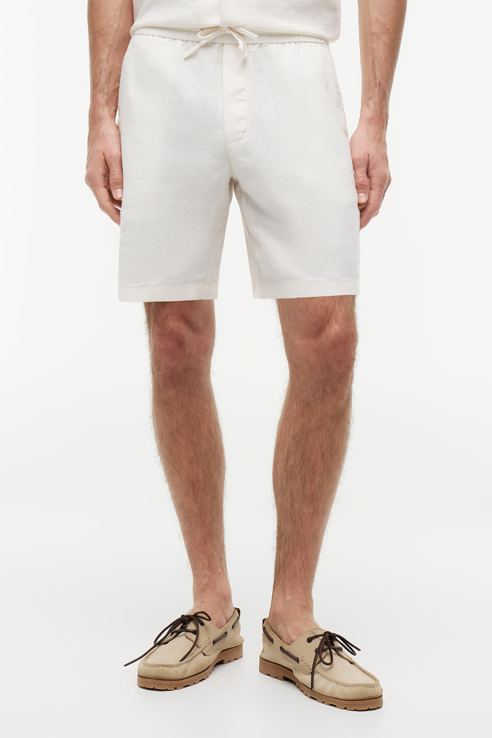 Tommy Hilfiger Short linnen Off White