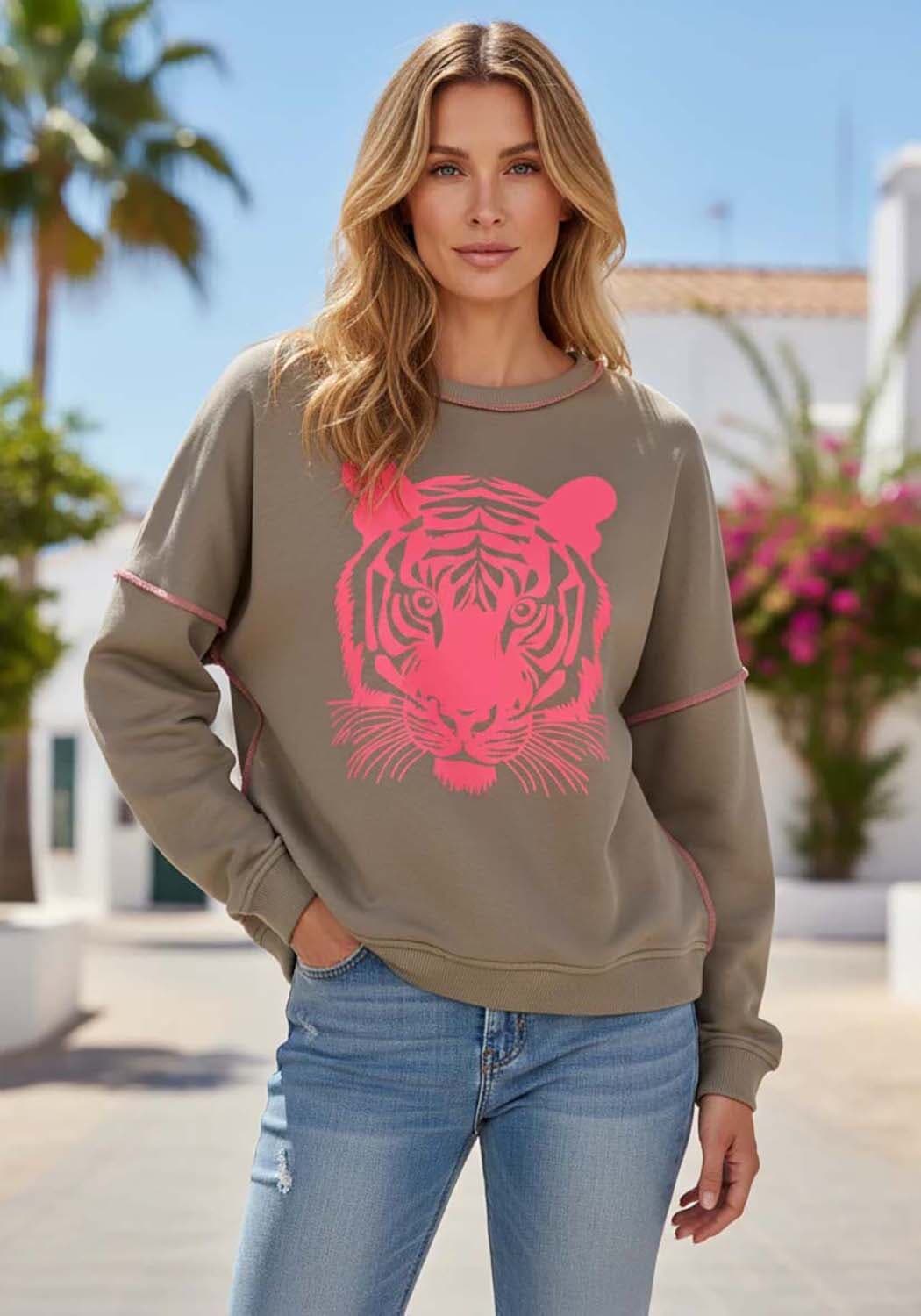 Miss Goodlife Sweater Take it easy Bruin