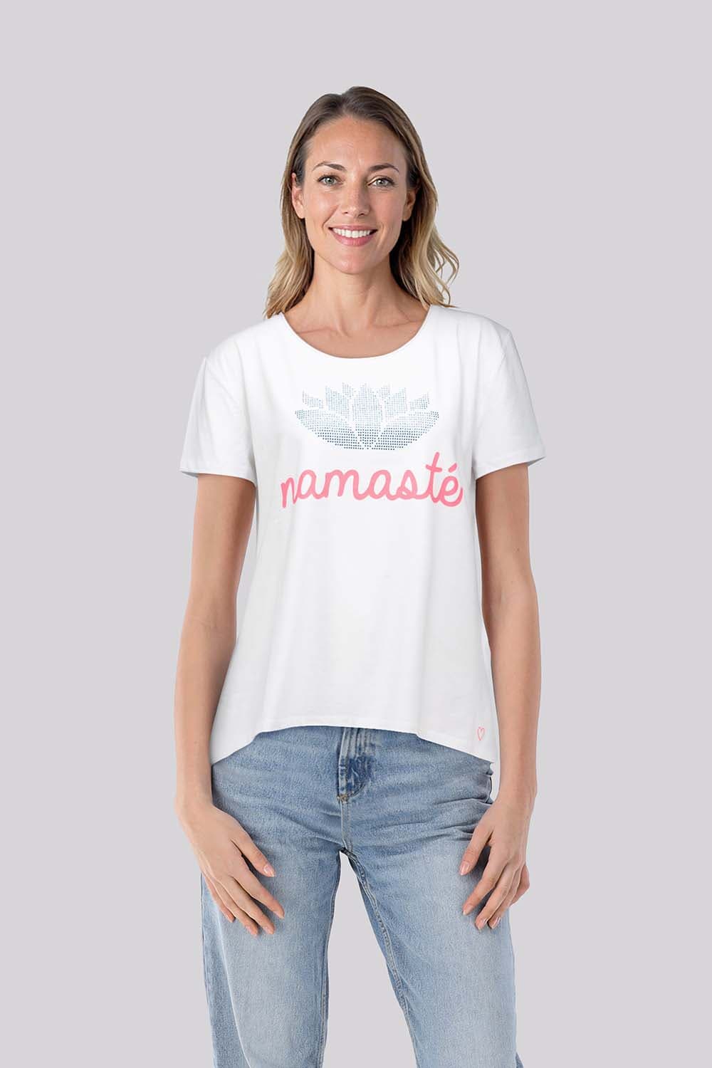 Miss Goodlife T-shirt Namaste Wit