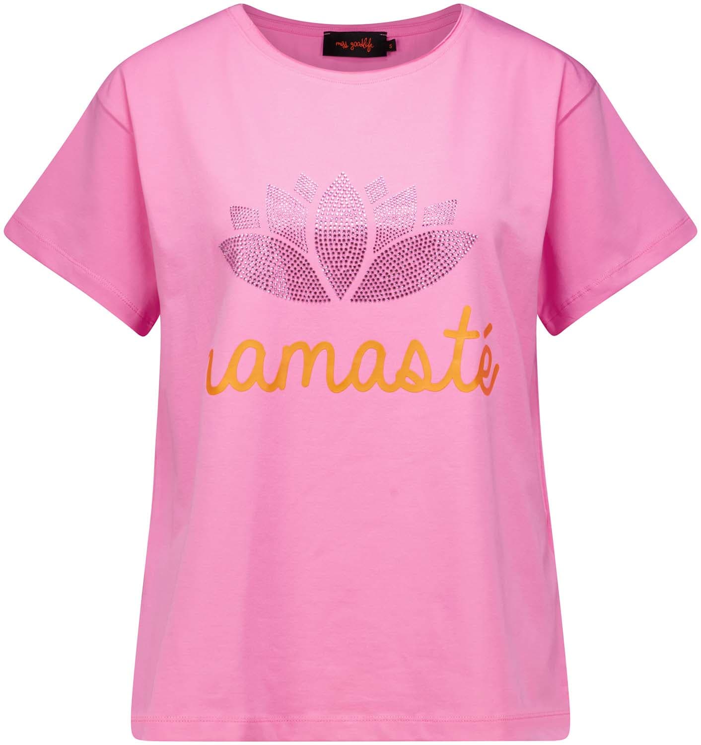 Miss Goodlife T-shirt Namaste Roze