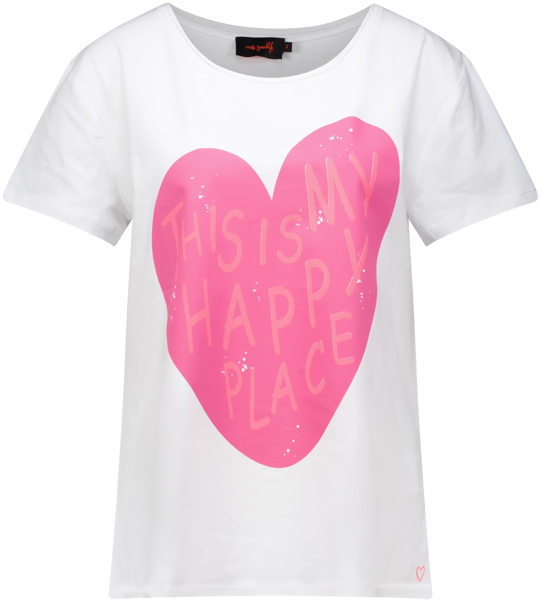 Miss Goodlife T shirt  Wit