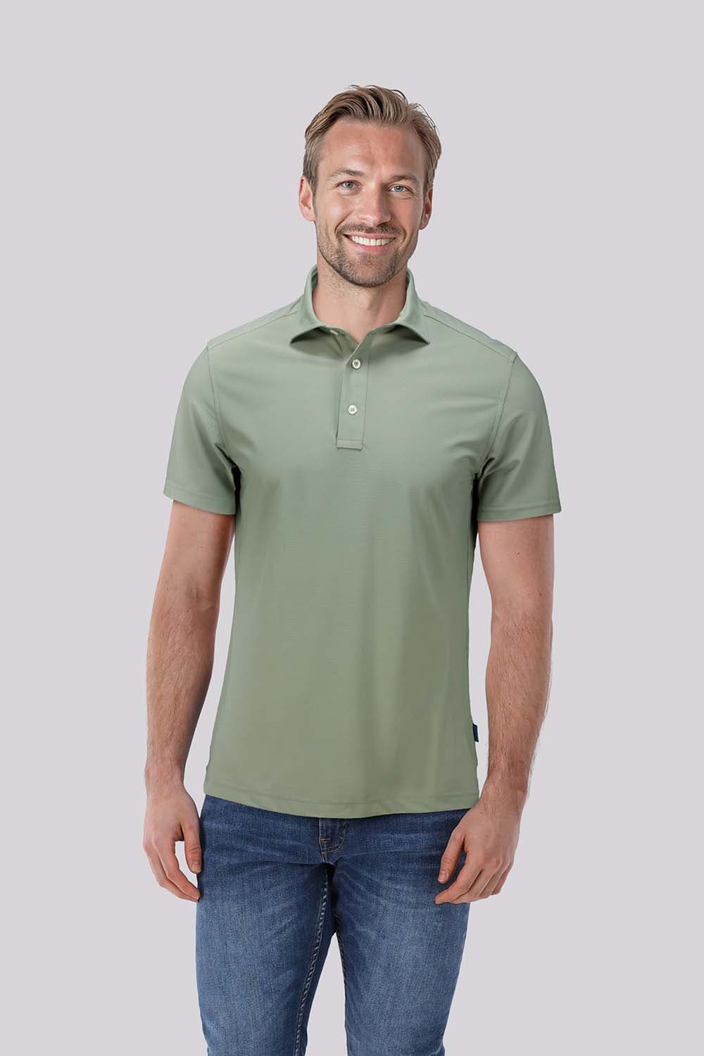 District Indigo Polo Groen