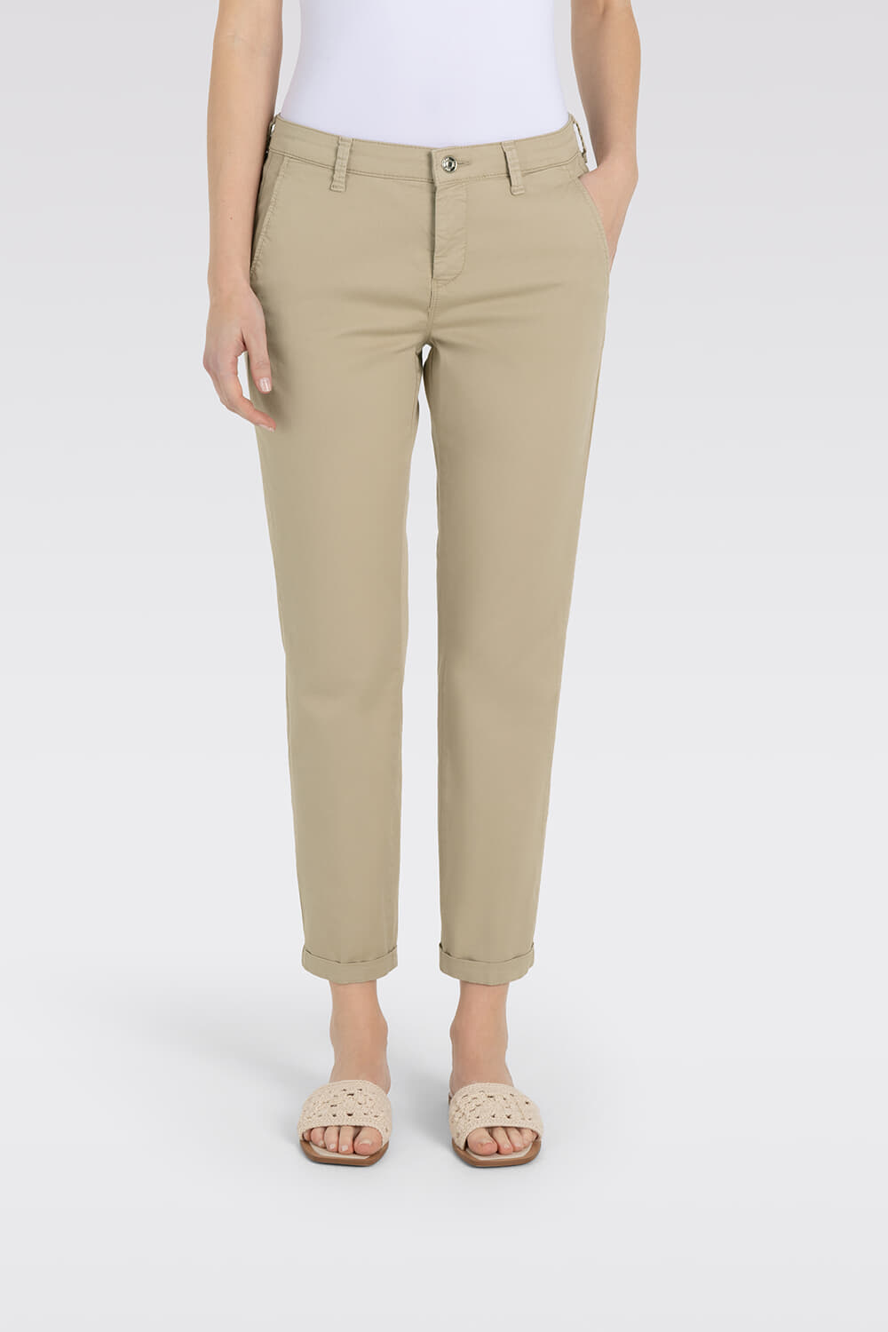 Mac Jeans Lange broek Beige