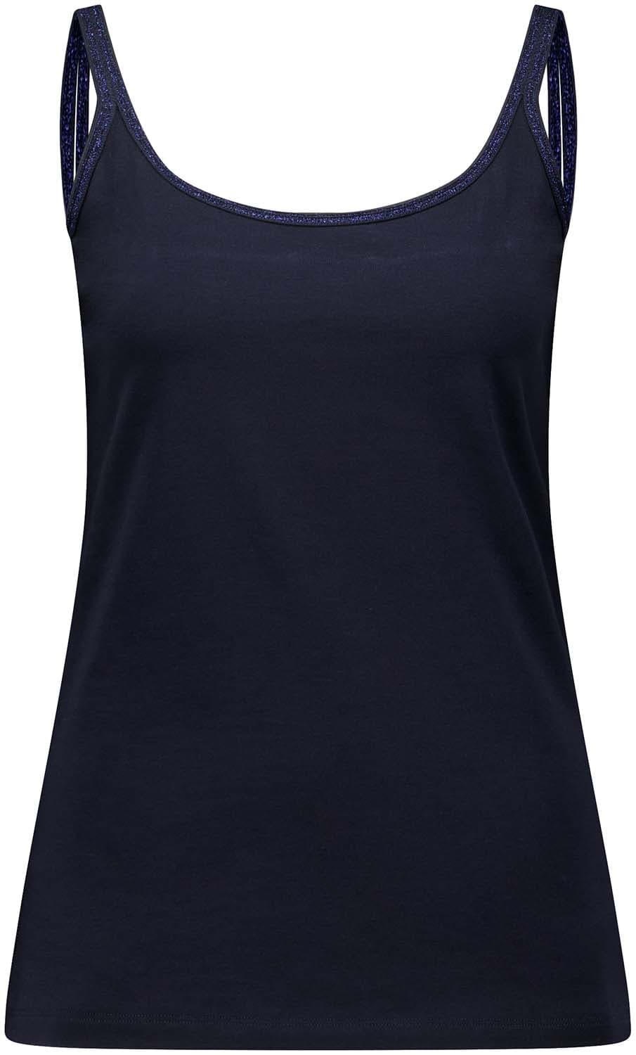 Bomont Top Lurex Strap Navy