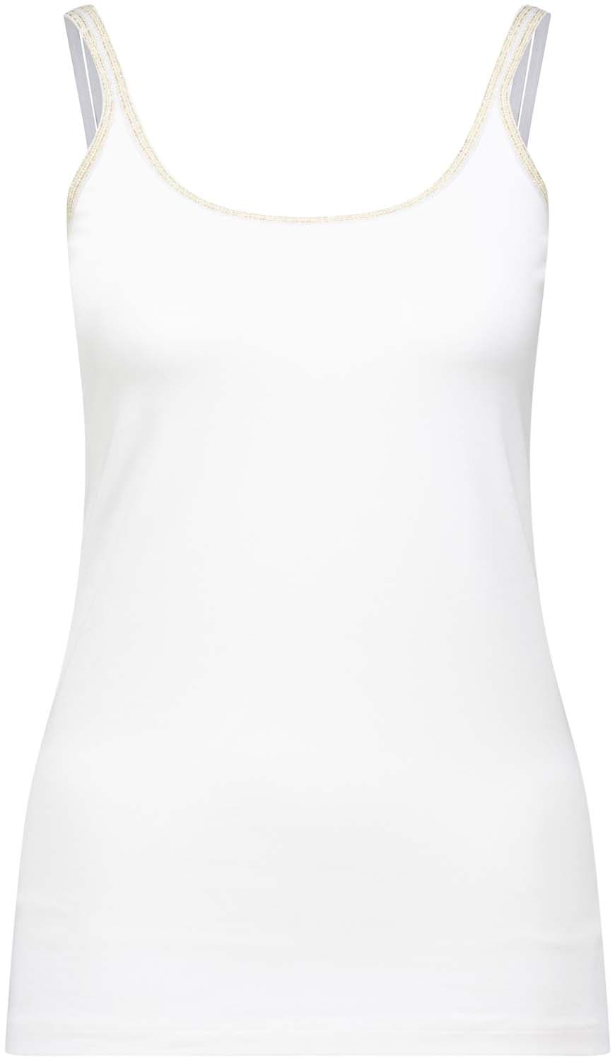 Bomont Top Lurex Strap Wit