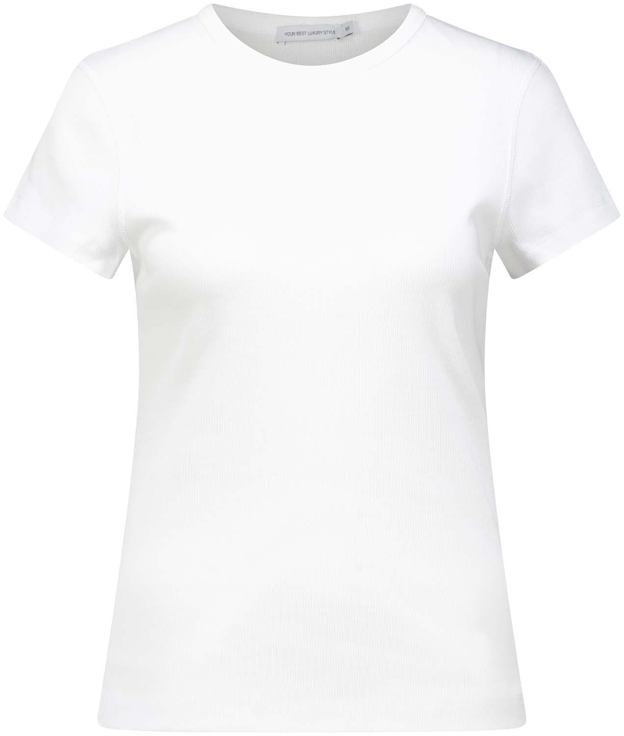 Bomont T-shirt Rib Wit
