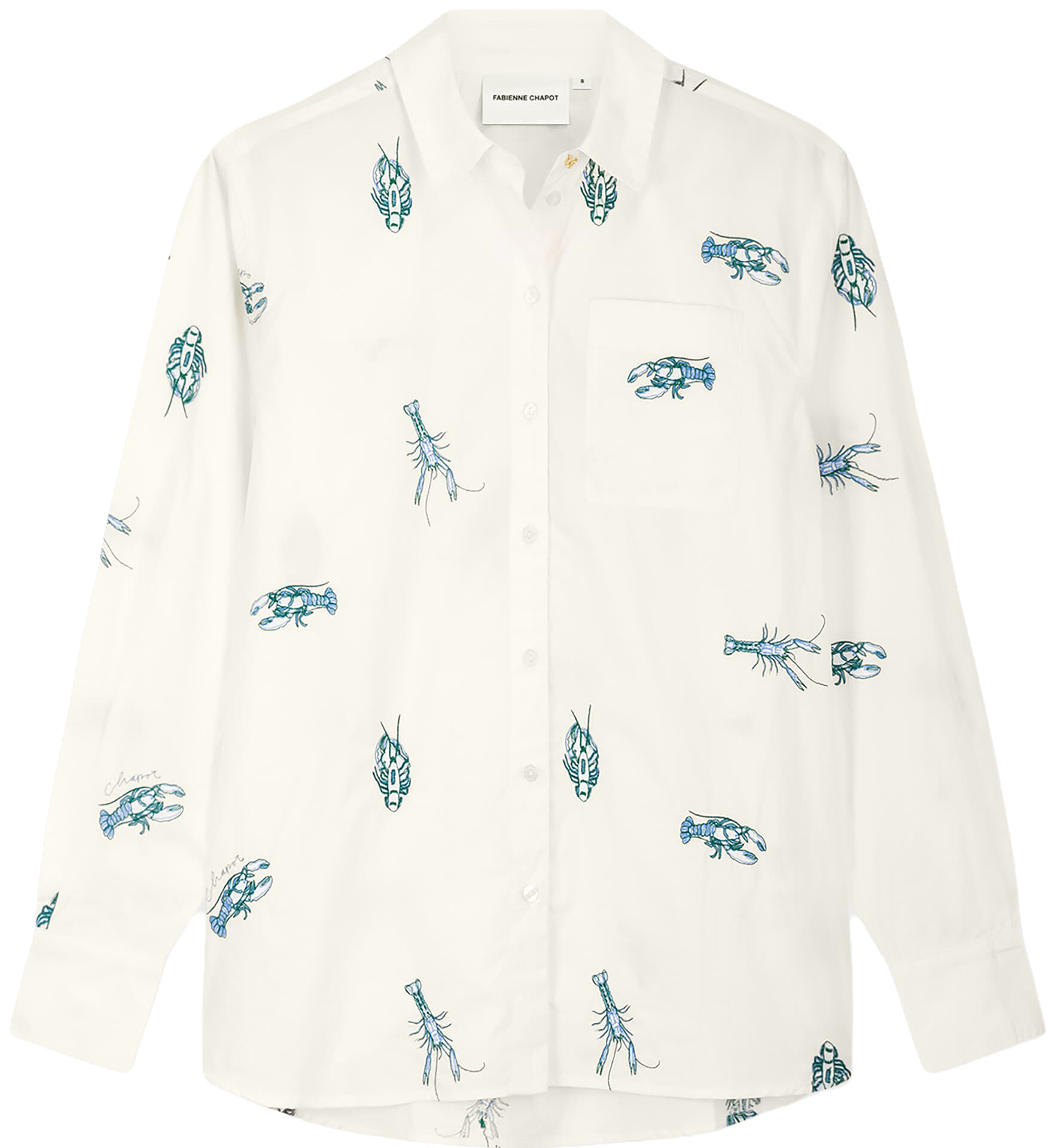 Fabienne Chapot Blouse Alex Langoustine  Wit