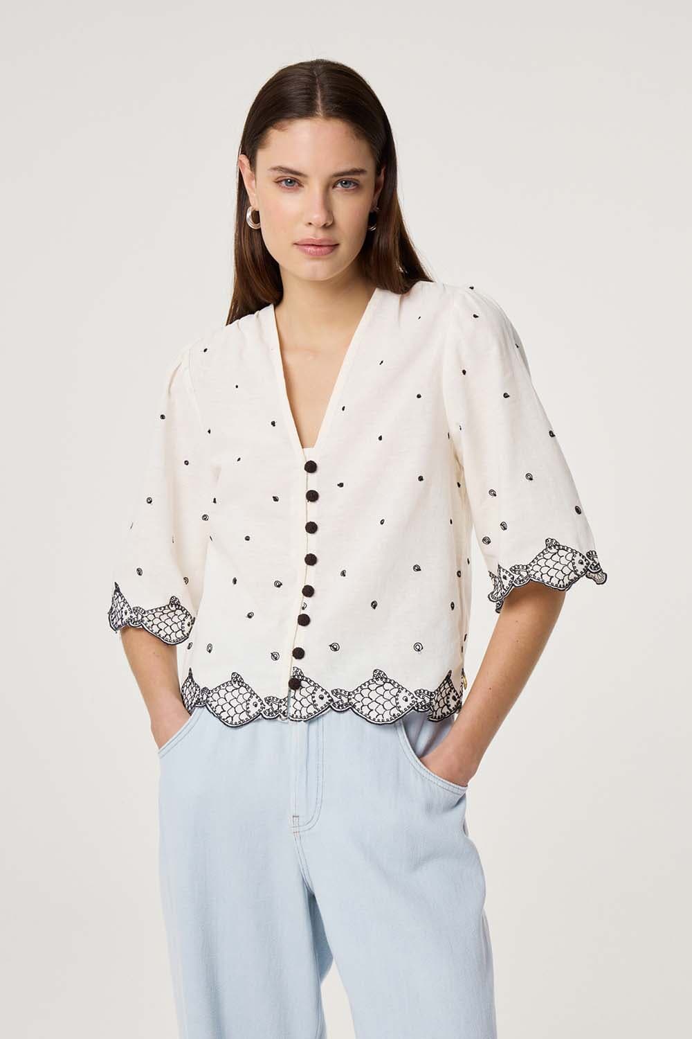 Fabienne Chapot Blouse Tylera  Wit