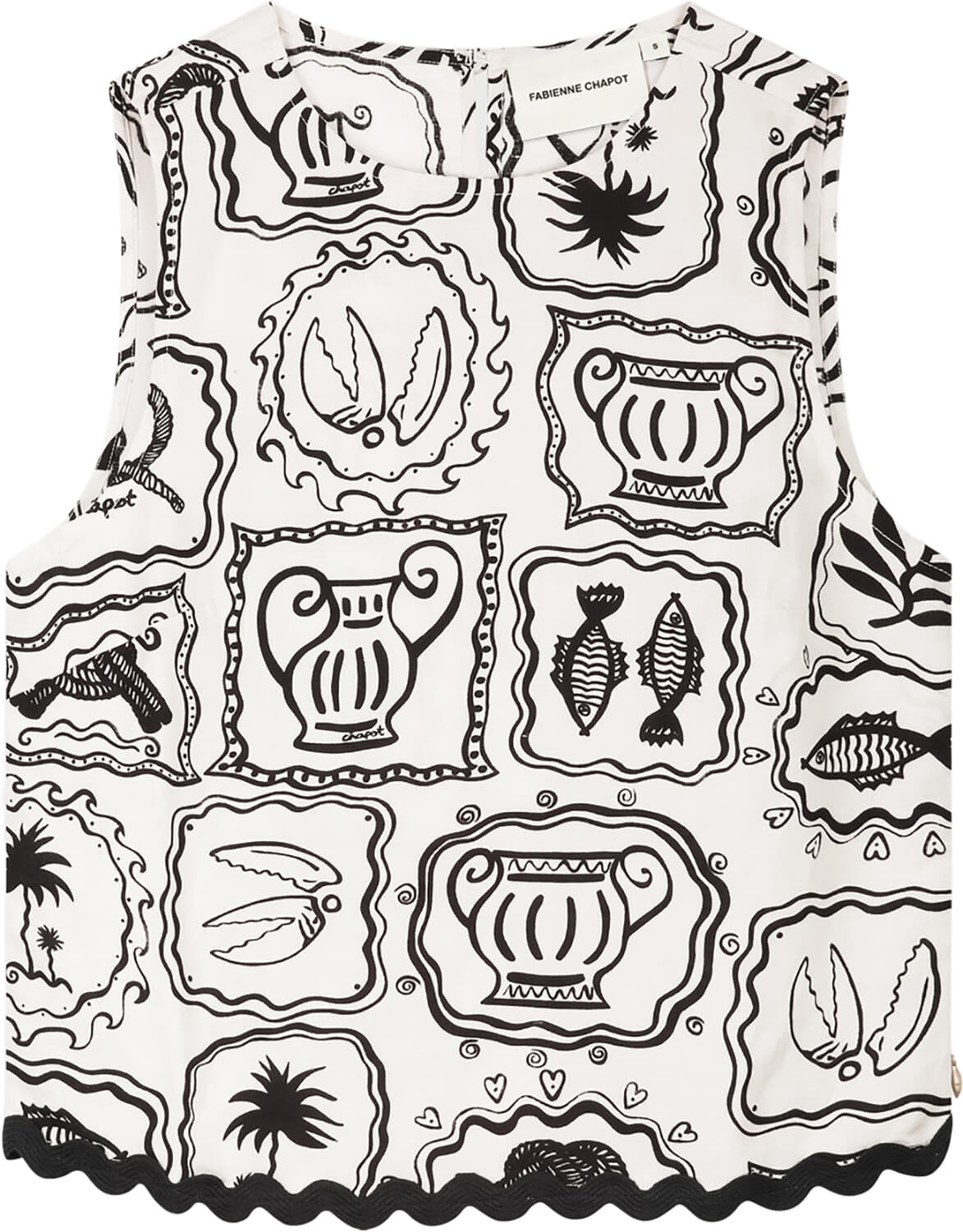 Fabienne Chapot Top Porto  Wit