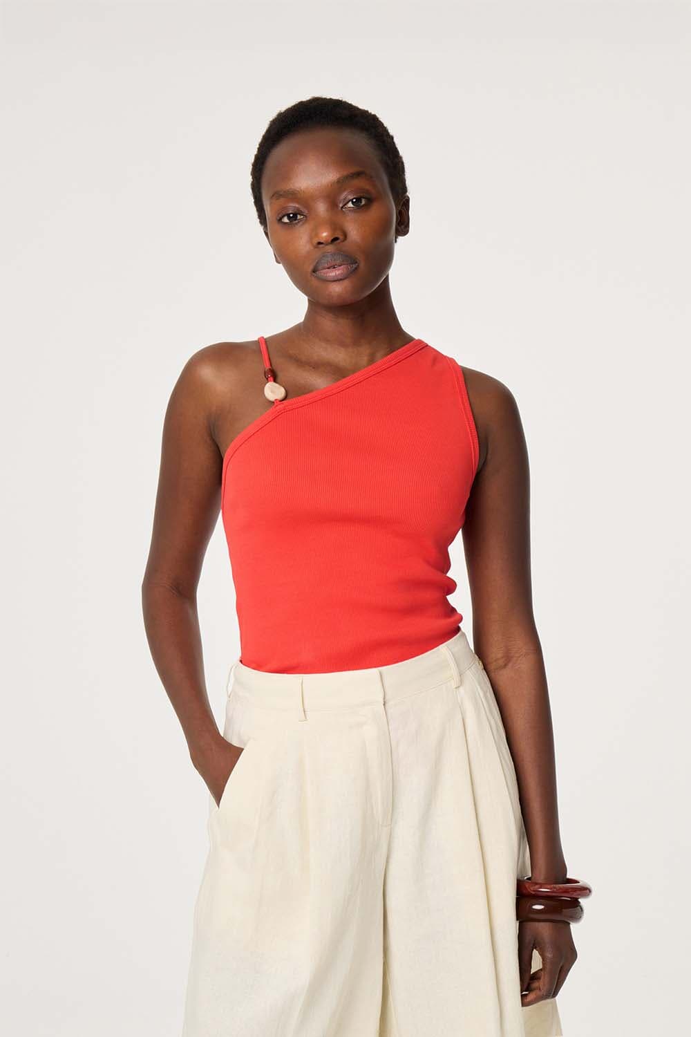 Fabienne Chapot Top Rhea  Oranje