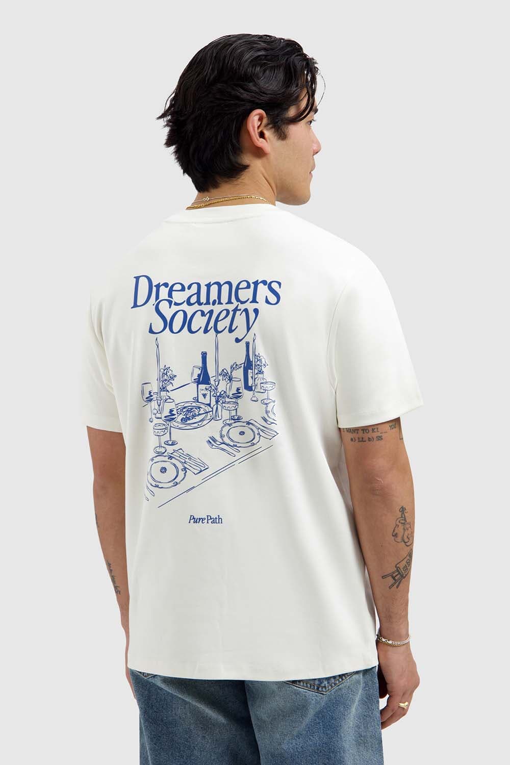 Pure Path T-shirt Dinner Society  Off White