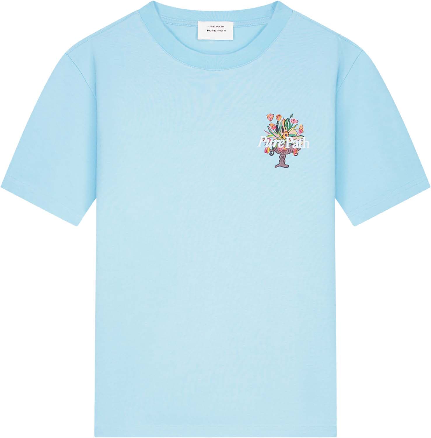 Pure Path T-shirt Flower Vase  Hemelsblauw