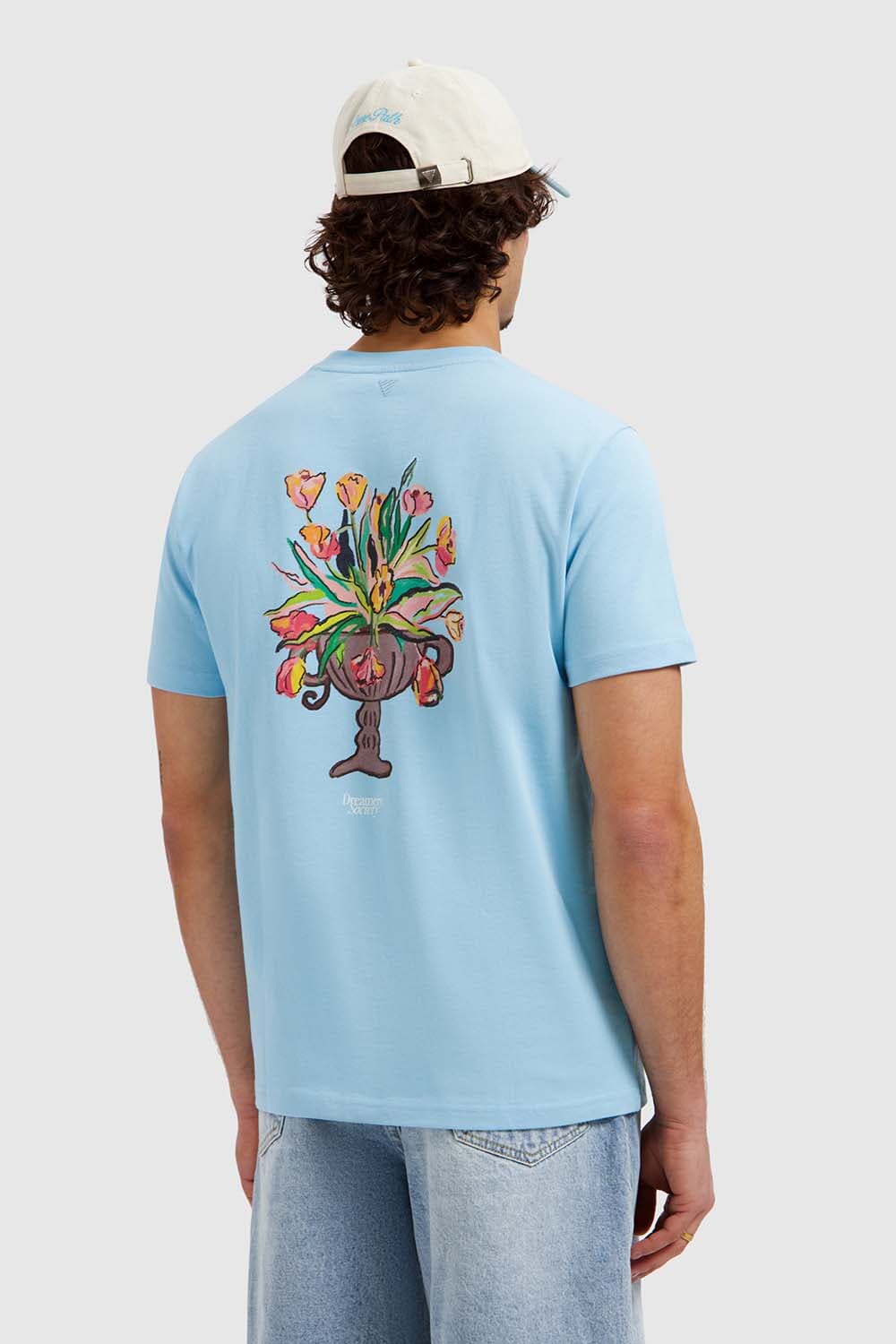 Pure Path T-shirt Flower Vase  Hemelsblauw