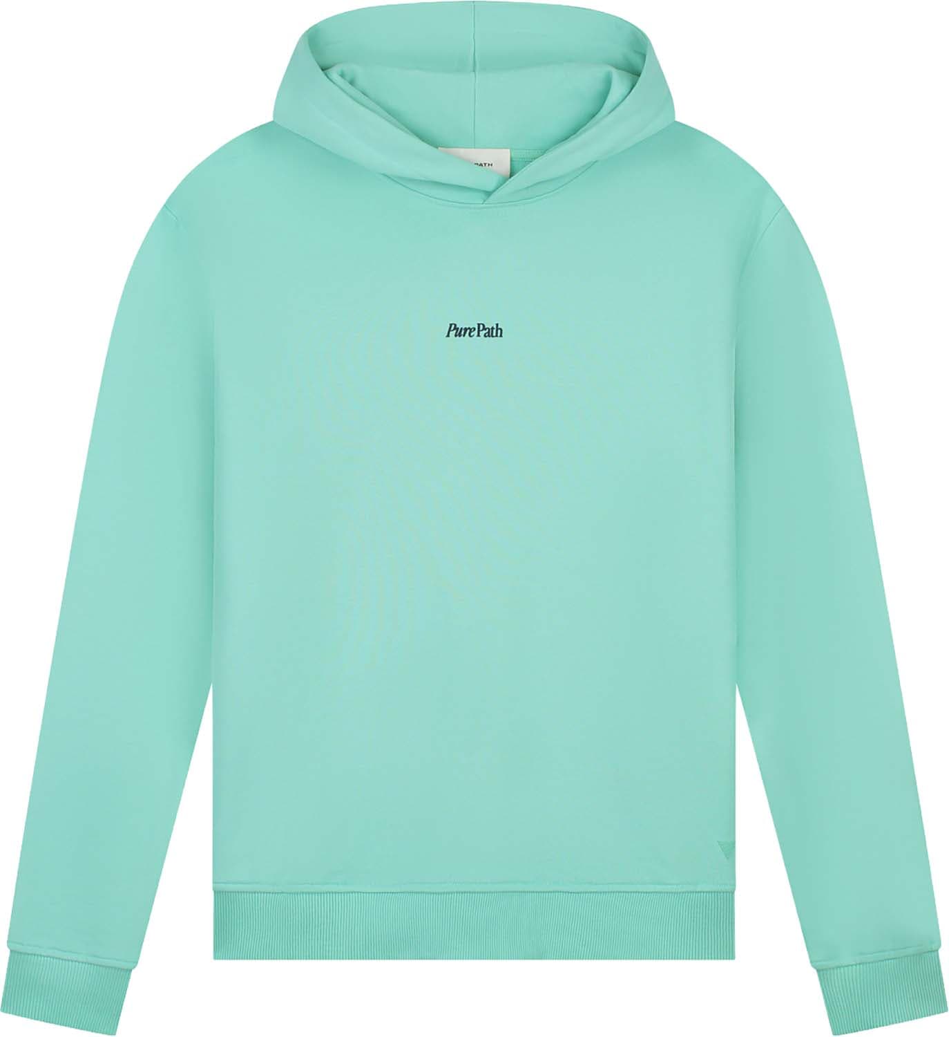 Pure Path Hoodie Bold Emblem  Groen