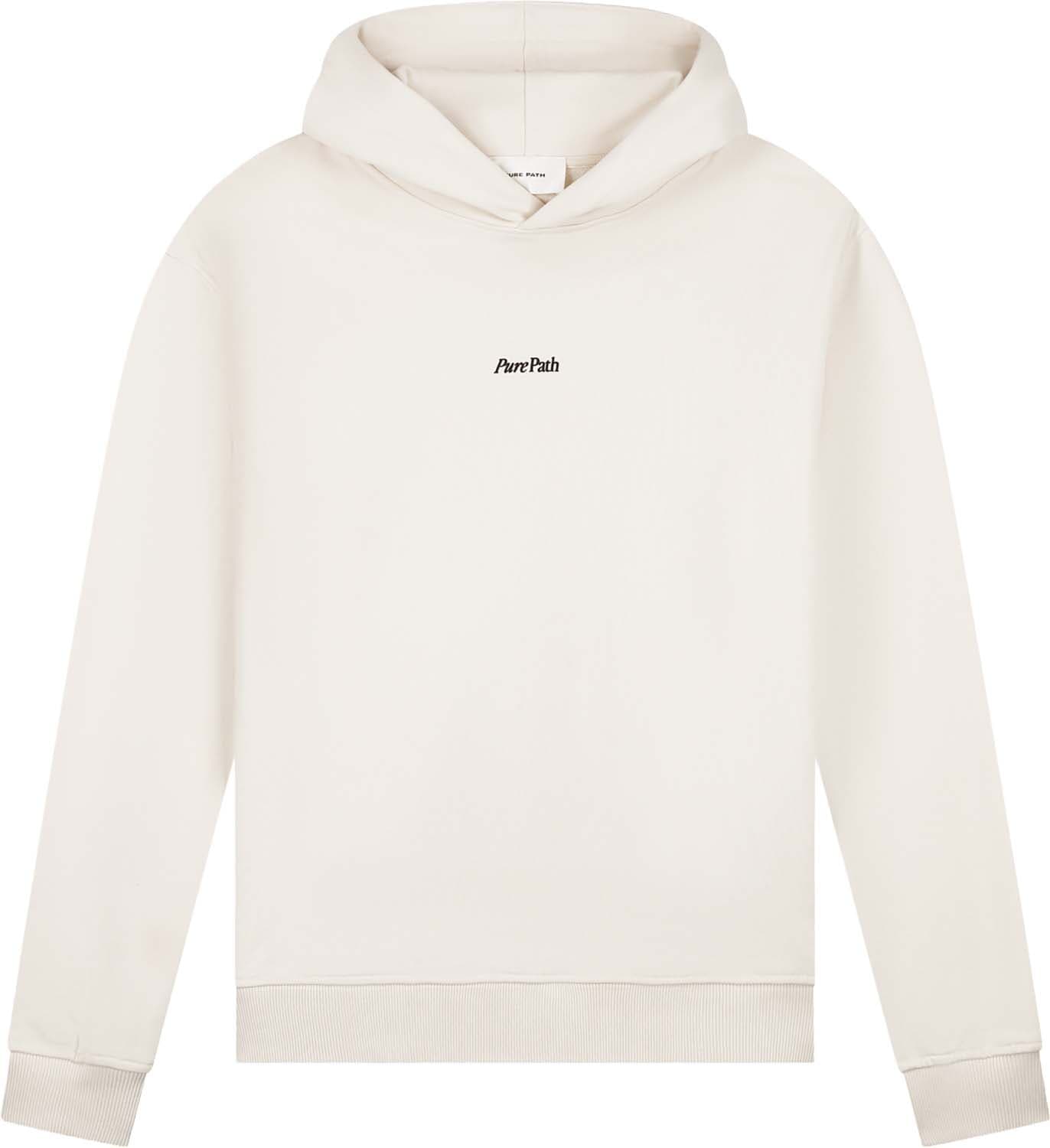 Pure Path Hoodie Bold Emblem  Kaki