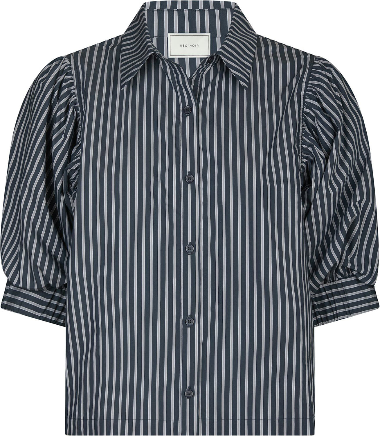 Neo Noir Blouse Etta Stripe Navy