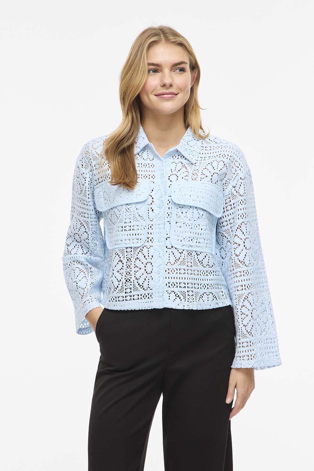 Vila Vest Merinda Crochet Blauw