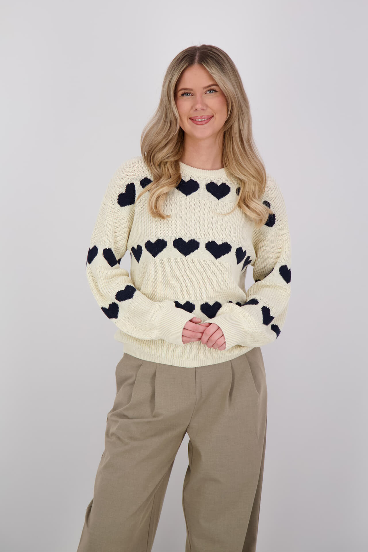 Vila Trui Jamilla Jacquard Beige