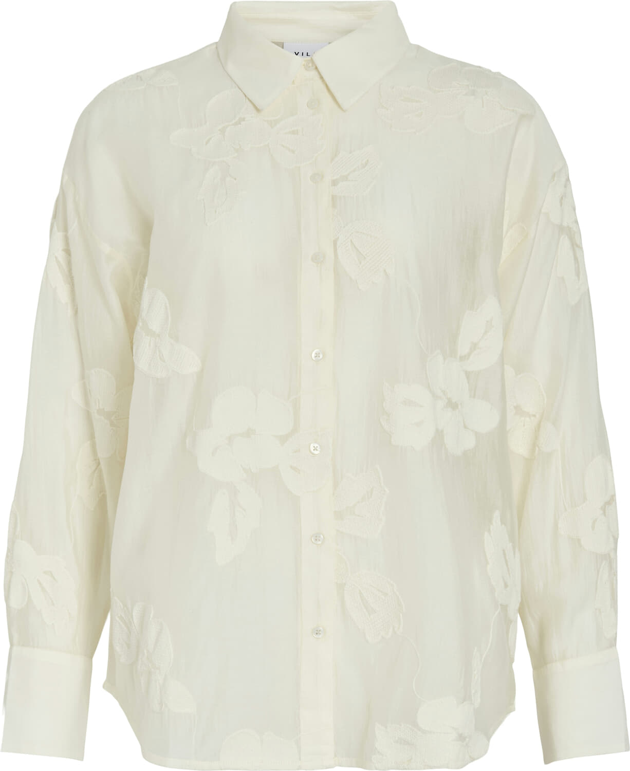 Vila Blouse Beka Flower Beige