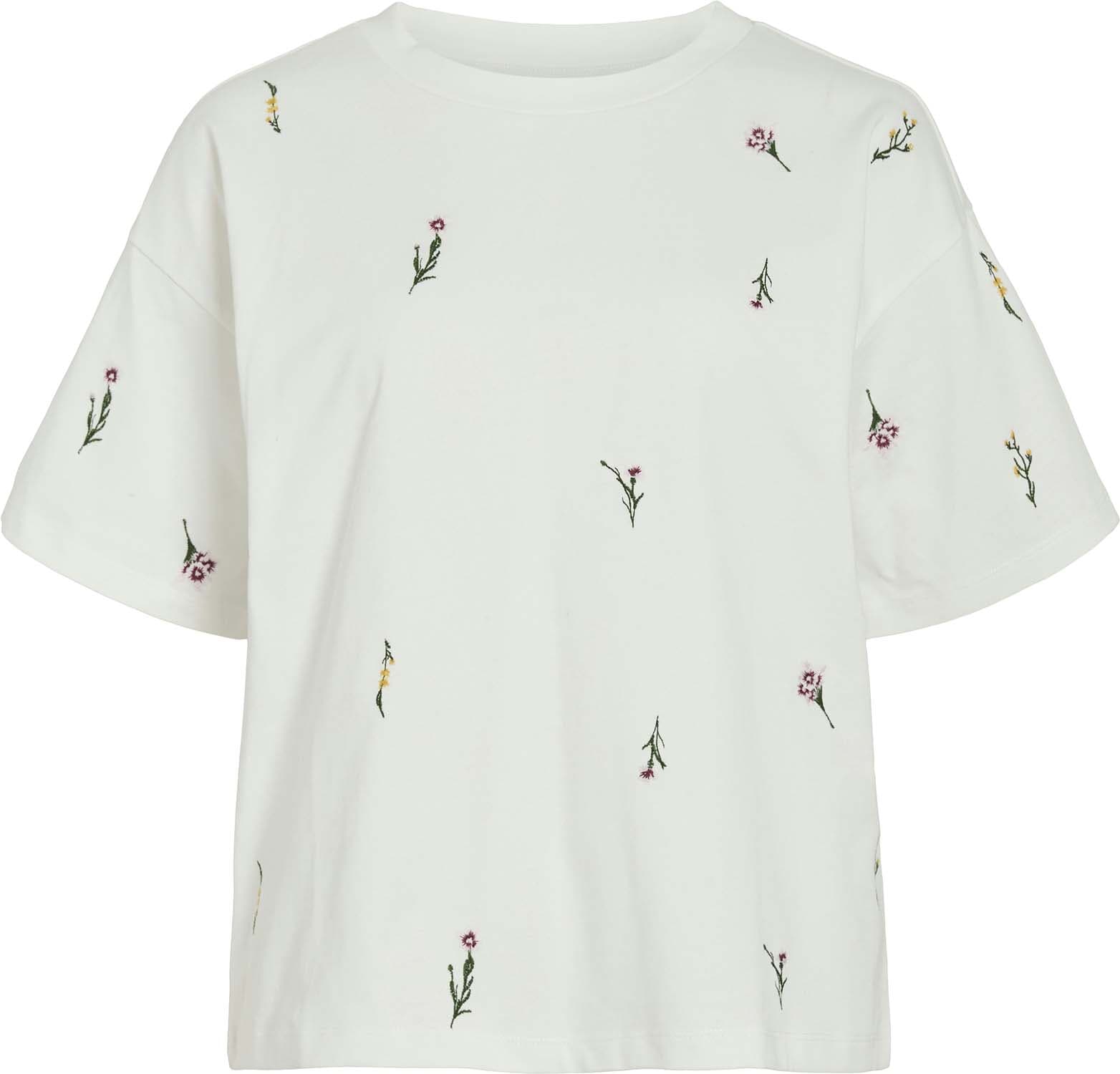 Vila T-shirt Monie  Crème