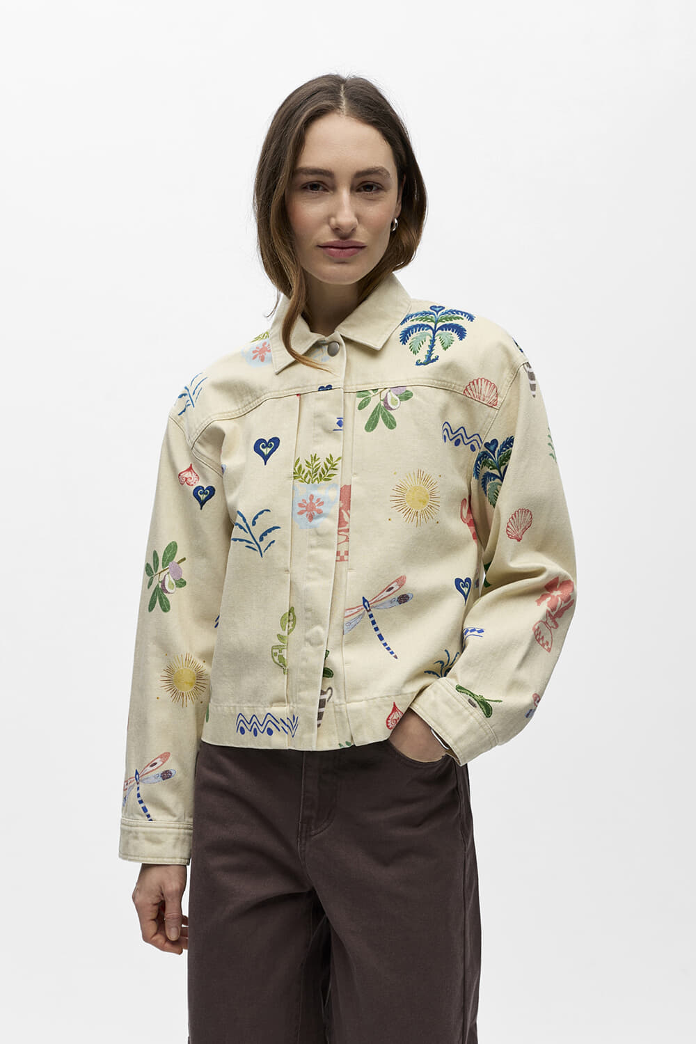 Object Jas Ally Print Beige