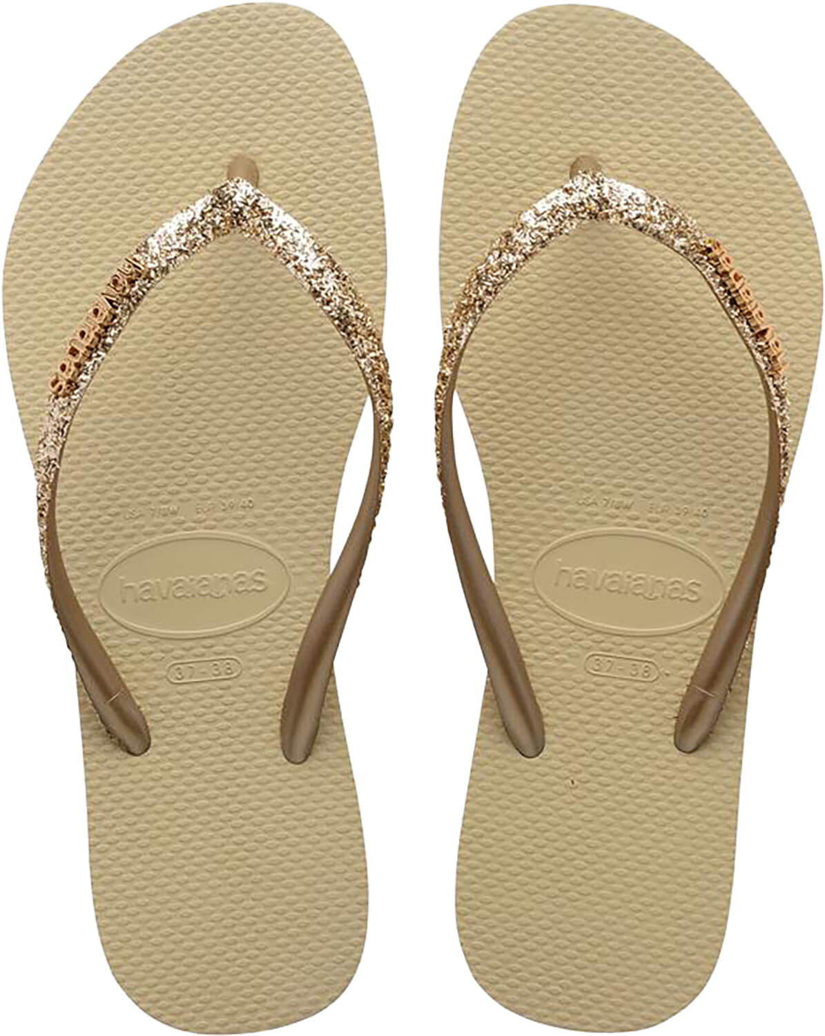 Havaianas Slipper Slim Glitter Grijs