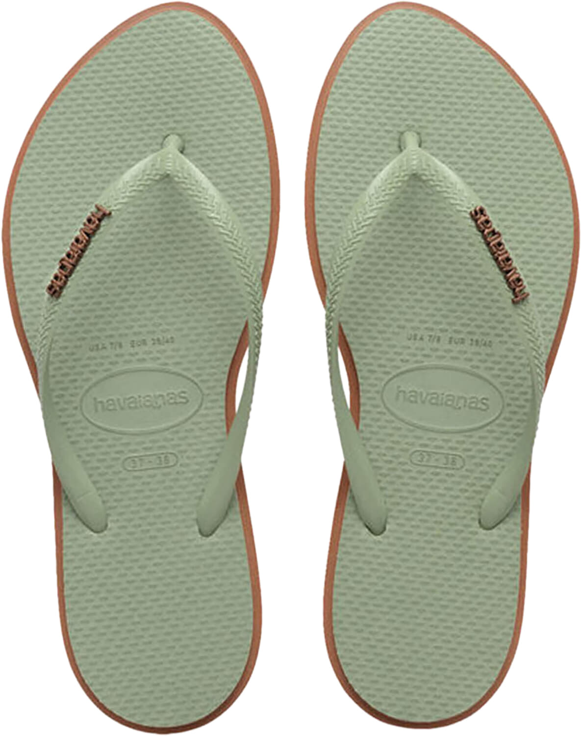 Havaianas Slipper Slim Point Groen