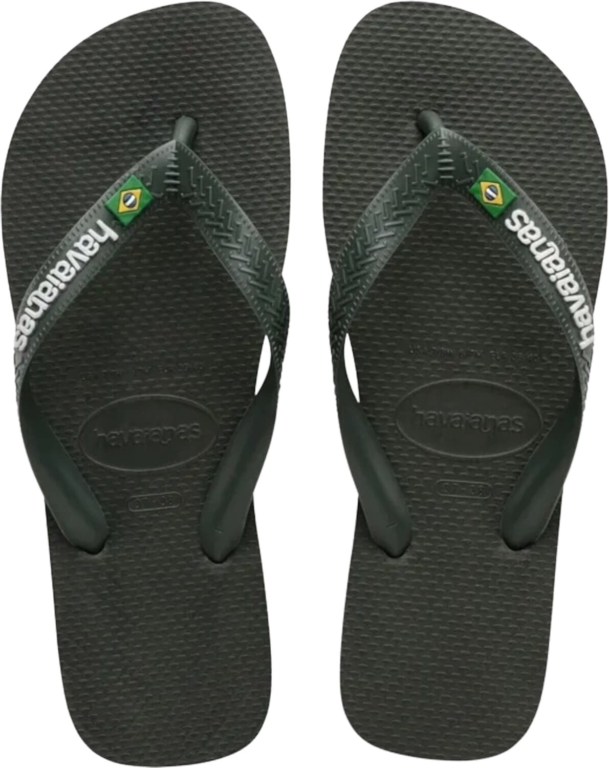Havaianas Slipper Brasil logo Groen