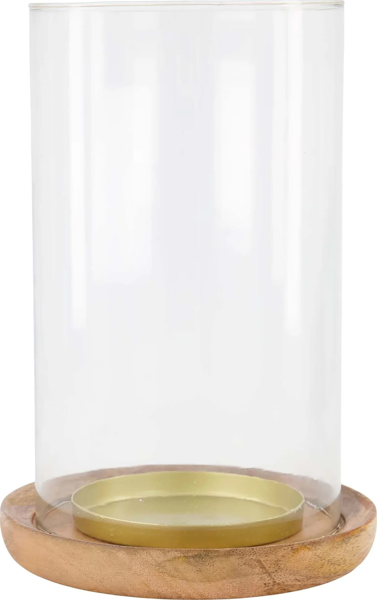 Zusss Windlicht  Ø15x21cm Bruin