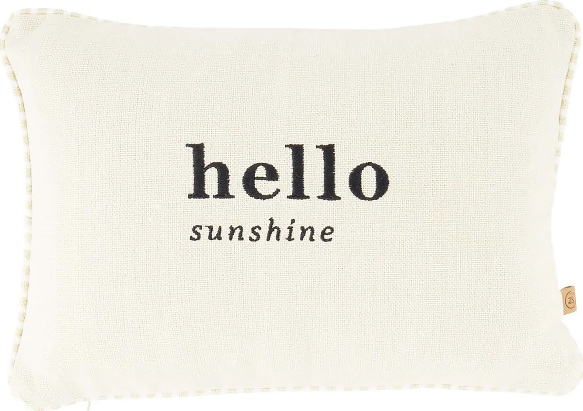 Zusss Kussen Hello Sunshine  35x25cm Off White